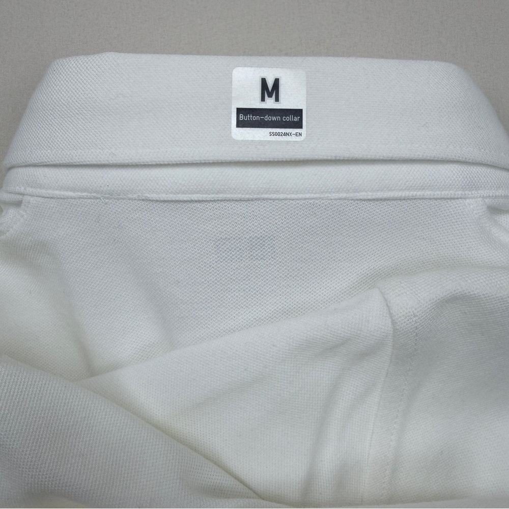 Uniqlo White Short Sleeve Polo Shirt - Picture 10 of 10
